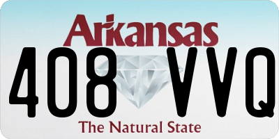 AR license plate 408VVQ