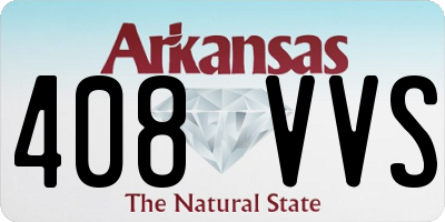 AR license plate 408VVS