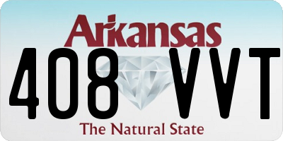 AR license plate 408VVT
