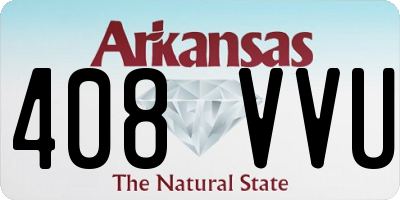 AR license plate 408VVU