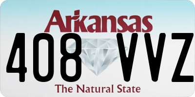 AR license plate 408VVZ