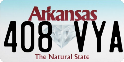 AR license plate 408VYA