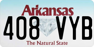 AR license plate 408VYB