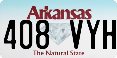 AR license plate 408VYH