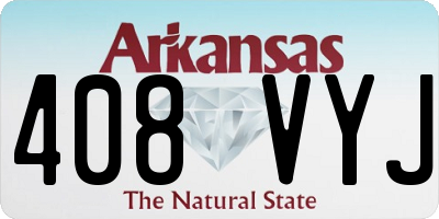 AR license plate 408VYJ