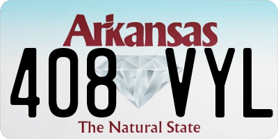 AR license plate 408VYL