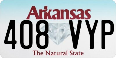 AR license plate 408VYP