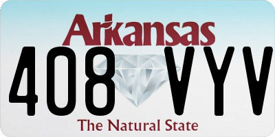 AR license plate 408VYV