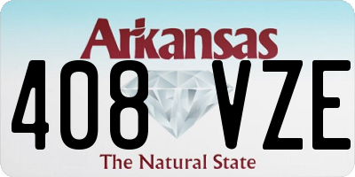 AR license plate 408VZE