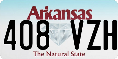 AR license plate 408VZH