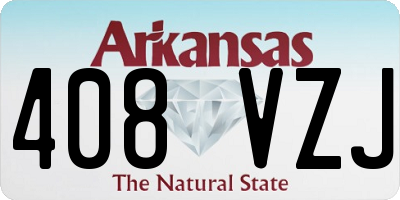 AR license plate 408VZJ