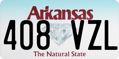 AR license plate 408VZL
