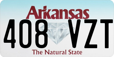 AR license plate 408VZT