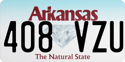 AR license plate 408VZU