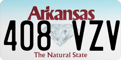 AR license plate 408VZV