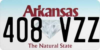 AR license plate 408VZZ