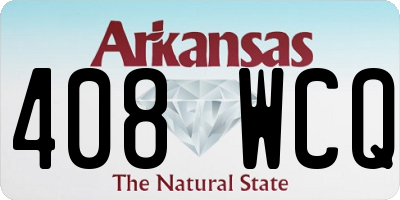 AR license plate 408WCQ