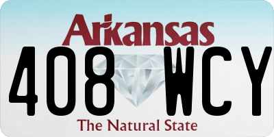 AR license plate 408WCY