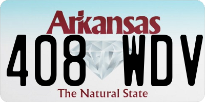 AR license plate 408WDV