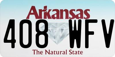AR license plate 408WFV