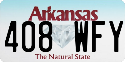 AR license plate 408WFY