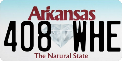 AR license plate 408WHE