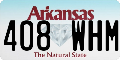 AR license plate 408WHM
