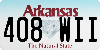 AR license plate 408WII