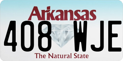 AR license plate 408WJE