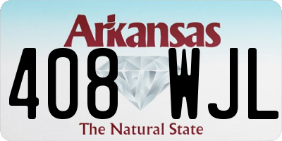 AR license plate 408WJL