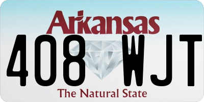 AR license plate 408WJT