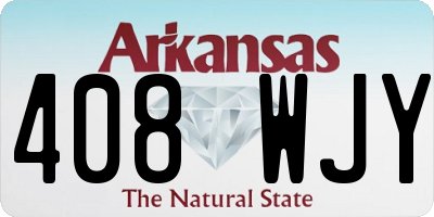 AR license plate 408WJY