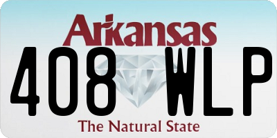 AR license plate 408WLP