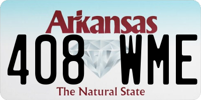 AR license plate 408WME