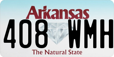 AR license plate 408WMH