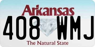 AR license plate 408WMJ