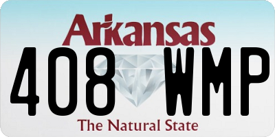 AR license plate 408WMP