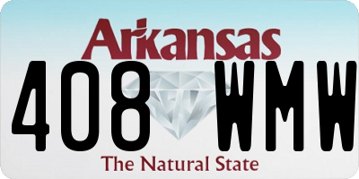 AR license plate 408WMW