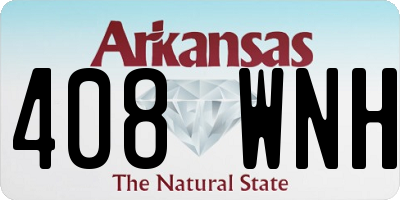 AR license plate 408WNH