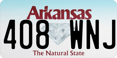 AR license plate 408WNJ