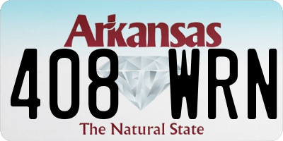 AR license plate 408WRN