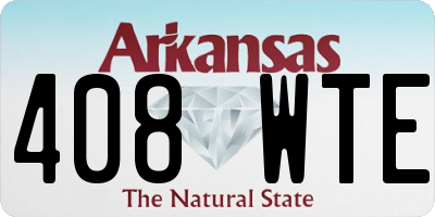 AR license plate 408WTE
