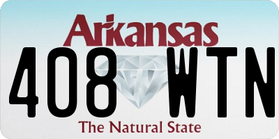AR license plate 408WTN