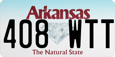 AR license plate 408WTT