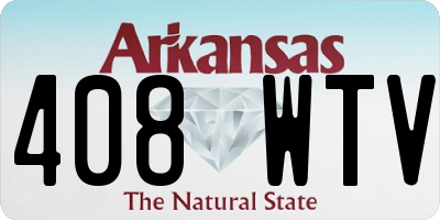 AR license plate 408WTV