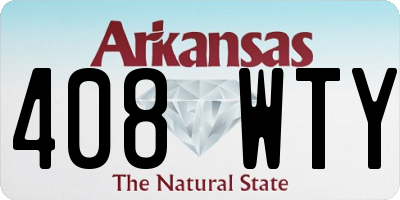 AR license plate 408WTY