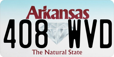 AR license plate 408WVD