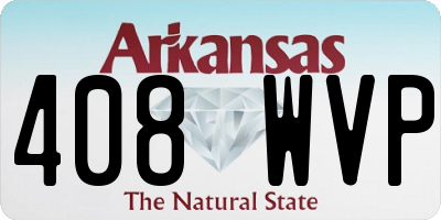 AR license plate 408WVP