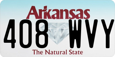 AR license plate 408WVY