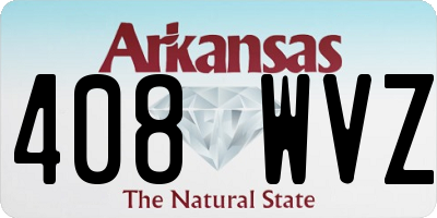 AR license plate 408WVZ